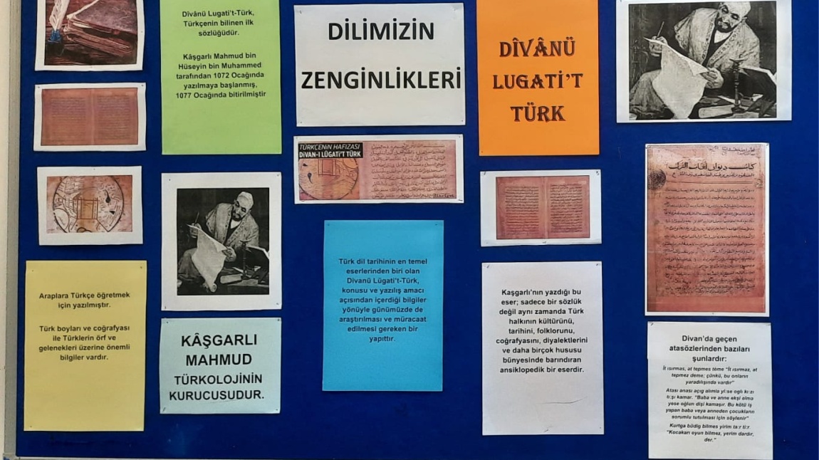 Dilimizin Zenginlikleri Projesi 2024-2025 1. Dönem Etkinlikleri